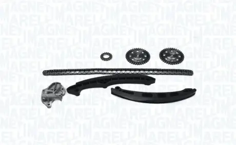 MAGNETI MARELLI SEAT К-кт ланцюга ГРМ (ланцюг + 2 направляючі + 3 шестарни натягувач) Ibiza 1.2 06-,Skoda Fabia 1.2 Magneti Marelli 341500000780