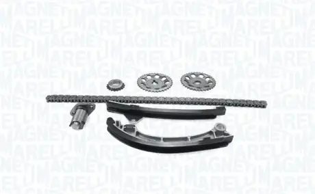 MAGNETI MARELLI TOYOTA К-кт ланцюга ГРМ (ланцюг+ 2 напрямних+ натягувач + 3 шестерні + сальник) Magneti Marelli 341500000230