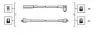 MAGNETI MARELLI високовольтні дроти DACIA 1210,1310 HONDA PRELUDE II,III LADA NIVA MAZDA 626 NISSAN PRAIRIE PRO,TERRANO I,II SEAT magneti marelli 941318111023