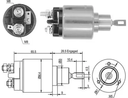 MAGNETI MARELLI Втягивающее реле стартера VW OPEL SEAT SKODA [] magneti marelli 940113050435