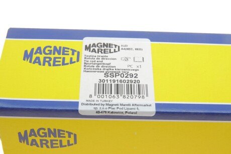 Накінечник кермової тяги magneti Marelli 301191602920