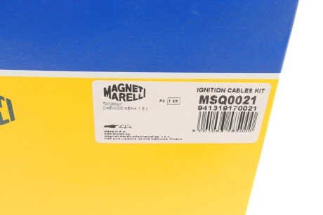 Високовольтні провода для свічок запалювання magneti Marelli 941319170021