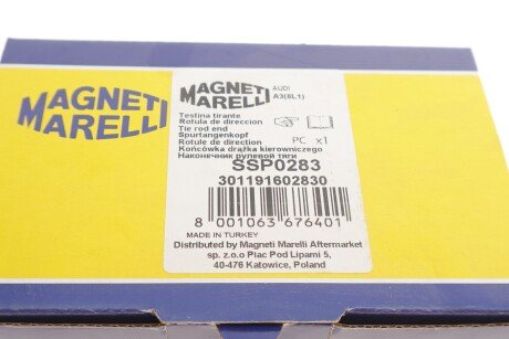 Наконечник рулевой тяги magneti Marelli 301191602830