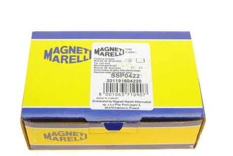Наконечник рулевой тяги magneti Marelli 301191604220