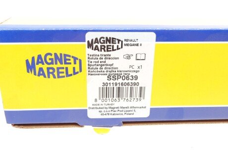 Накінечник кермової тяги magneti Marelli 301191606390