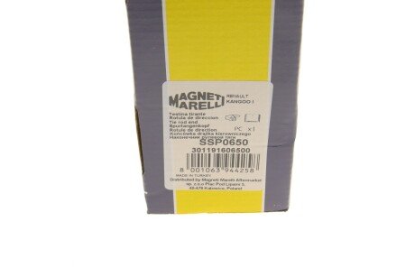 Наконечник рулевой тяги magneti Marelli 301191606500