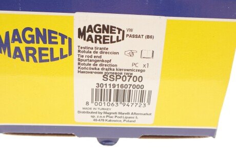 Рульові наконечники magneti Marelli 301191607000