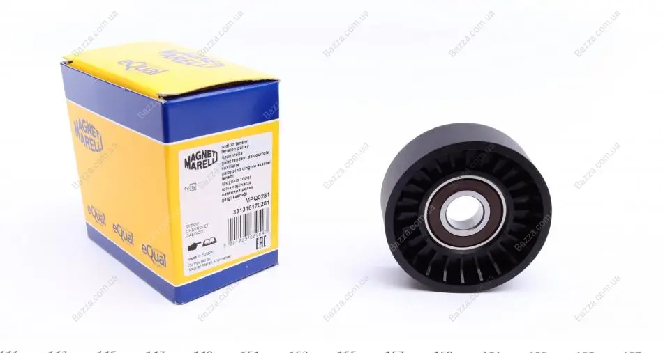 Натяжитель ремня DAEWOO LANOS седан (KLAT) 1.6 16V (пр-во, кор. код MPQ0281) magneti marelli 331316170281