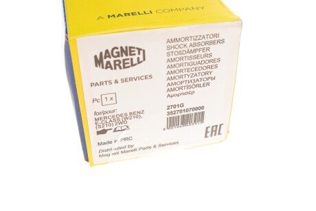 Передний амортизатор (стойка) magneti Marelli 352701070000