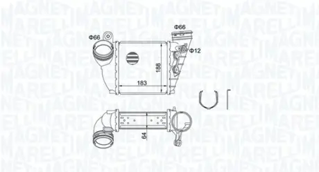 Радіатор інтеркулера Magneti Marelli 351319204870