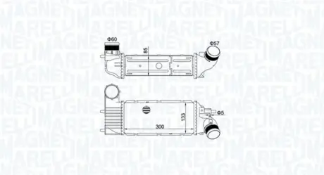 Радіатор інтеркулера Magneti Marelli 351319205250