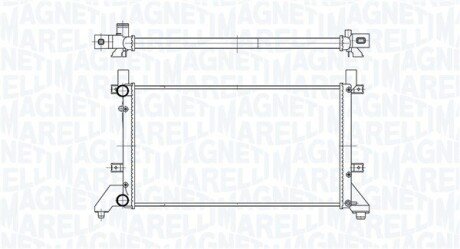 Радіатор охолодження двигуна magneti Marelli 350213189400 на Фольксваген Лт 28