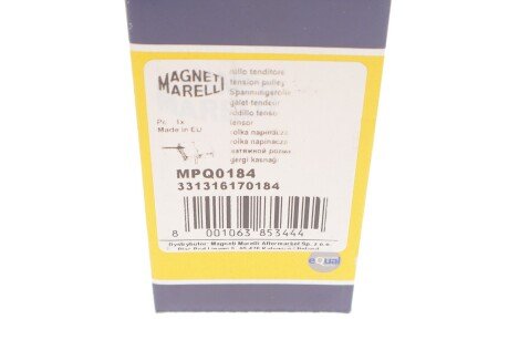 Ролик натяжной MITSUBISHI, NISSAN, OPEL, RENAULT, VOLVO (, кор. код MPQ0184) magneti Marelli 331316170184