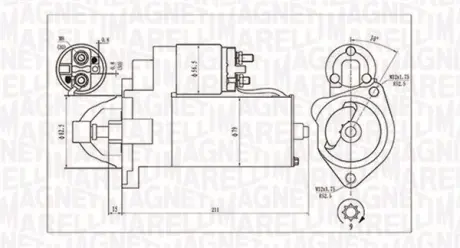 Стартер Magneti Marelli 063720624010