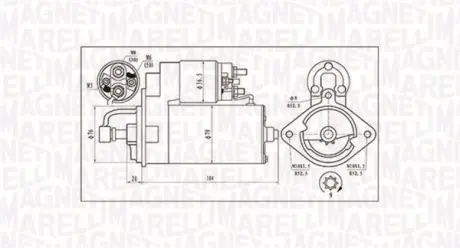 Стартер magneti marelli 063720984010