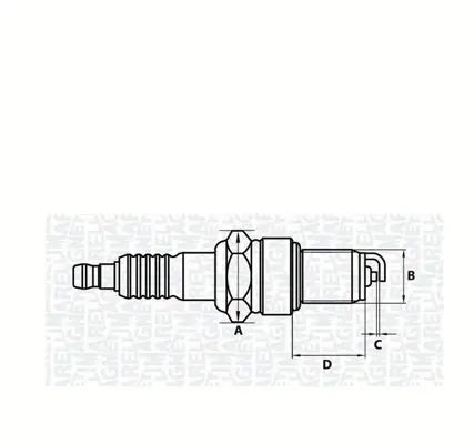 Свеча зажигания magneti marelli 062000773304