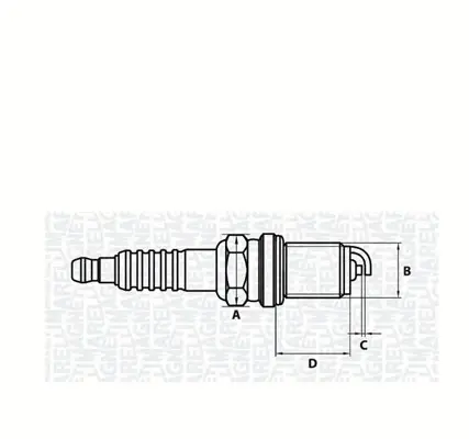 Свеча зажигания Magneti Marelli 062000781304 (фото 1)