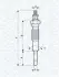 UC64A Свеча накала magneti marelli 062900094304