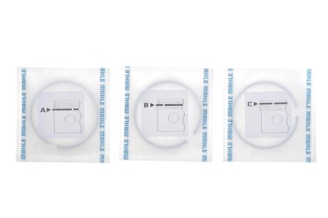 Поршневые кольца mahle knecht 00865N1 на Фиат Типо