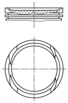 Поршень Mahle knecht 0097000