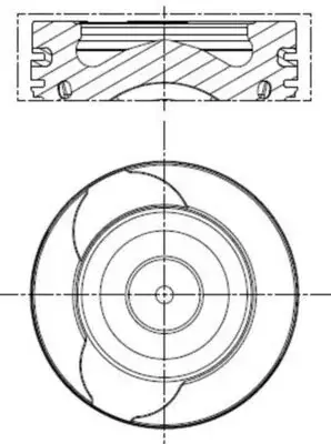 Поршень mahle knecht 021 PI 00128 000