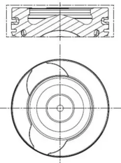 Поршень Mahle knecht 021 PI 00128 000