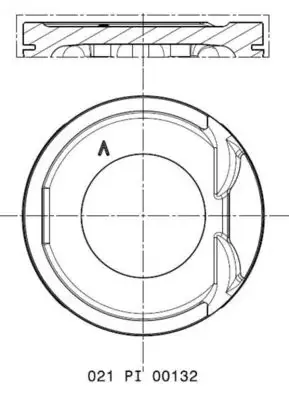 Поршень Mahle knecht 021PI00132000 (фото 1)