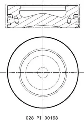 Поршень mahle knecht 028PI00168000