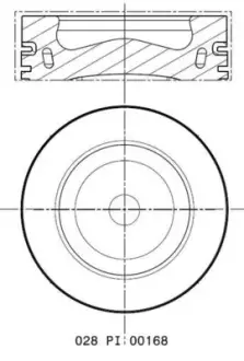 Поршень mahle knecht 028PI00168000