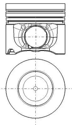 Поршень двигуна mahle knecht 028 PI 00178 002