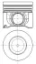 Поршень двигуна mahle knecht 028 PI 00178 002