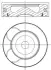 Поршень Mahle knecht 039 PI 00128 002 (фото 1)
