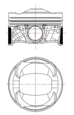 Поршень mahle knecht 039 PI 00134 000