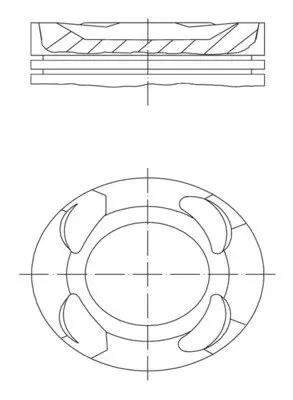 Поршень mahle knecht 081PI00124000