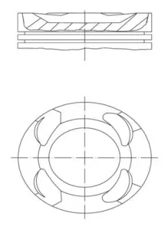 Поршень Mahle knecht 081 PI 00126 000