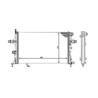 Радиатор интеркулера mahle knecht CR227000P