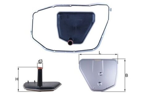 (KNECHT) mahle HX235D1 на Ауди А6 с6
