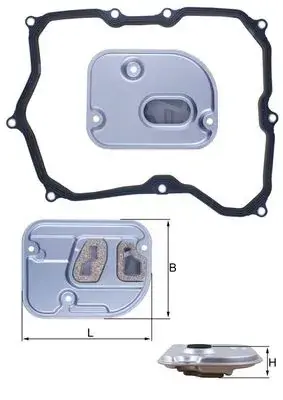 Фільтр гідравлічний КПП mahle knecht HX236D