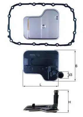 Фільтр гідравлічний КПП mahle knecht HX240D