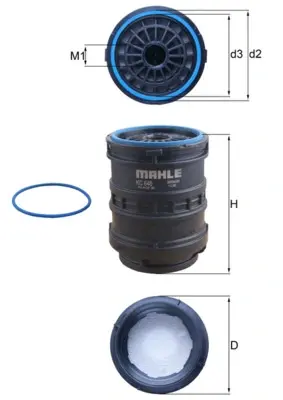 Фільтр mahle knecht KC646D