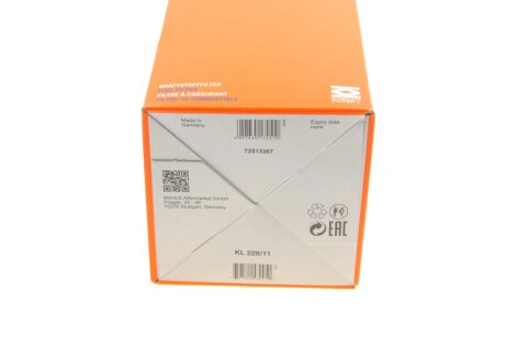 Паливний фільтр mahle knecht KL22911