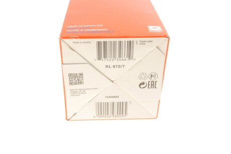 Фільтр палива mahle knecht KL8727