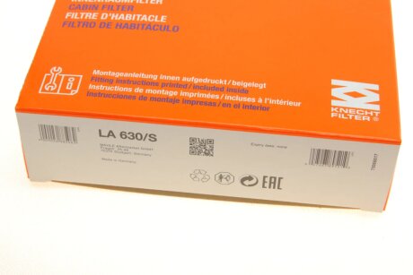 Фильтр салонный Mahle mahle knecht LA630S