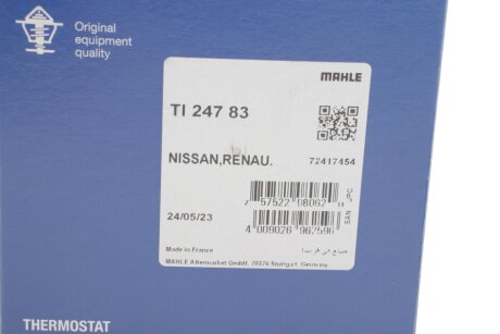 Термостат Renault mahle knecht TI24783