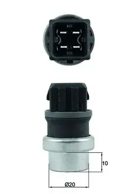 Датчик температуры mahle knecht TSE24