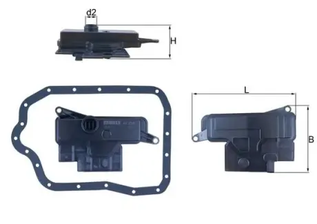 Фільтр гідравлічний КПП Mahle knecht HX234D