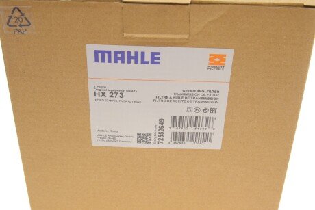 Фільтр гідравлічний mahle knecht HX273