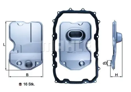 Фильтр масляный Mahle mahle knecht HX160KIT