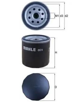 Фільтр оливи mahle knecht OC 5