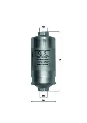 Фільтр палива mahle knecht KL 5